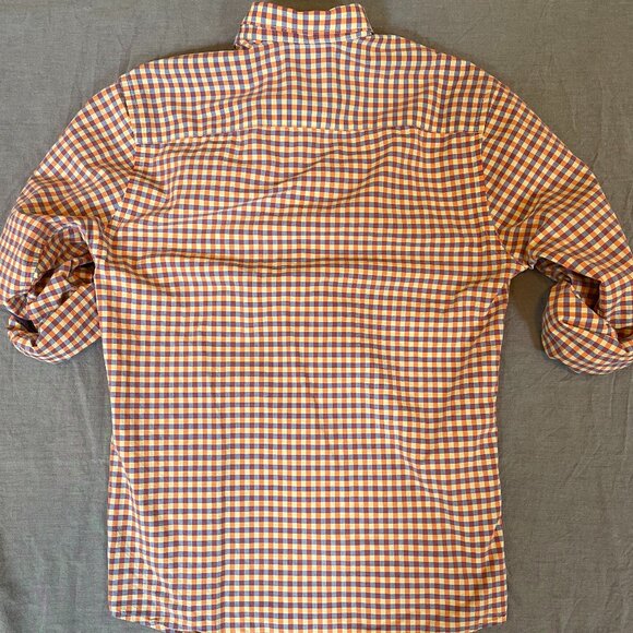 Scotch & Soda Men Medium Long sleeve shirt purple orange yellow handkerchief - Picture 2 of 6